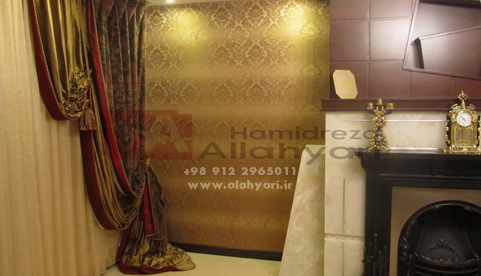 کاغذ دیواری پارچه ای