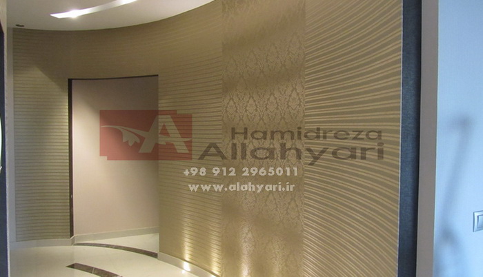 کاغذ دیواری پارچه ای