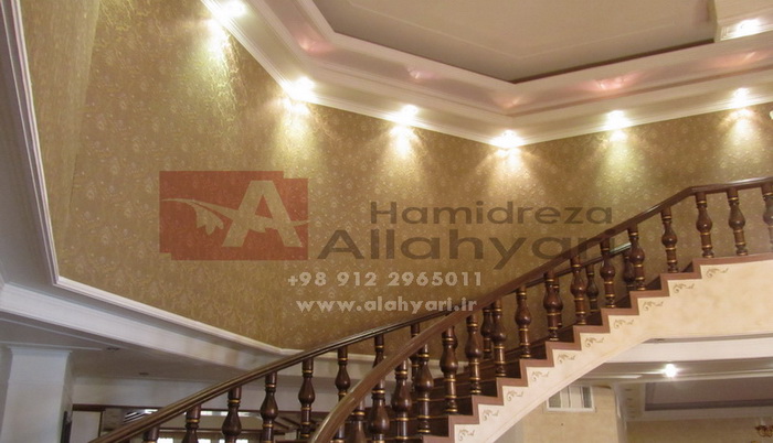 کاغذ دیواری پارچه ای