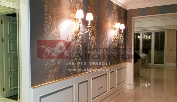کاغذ دیواری پارچه ای