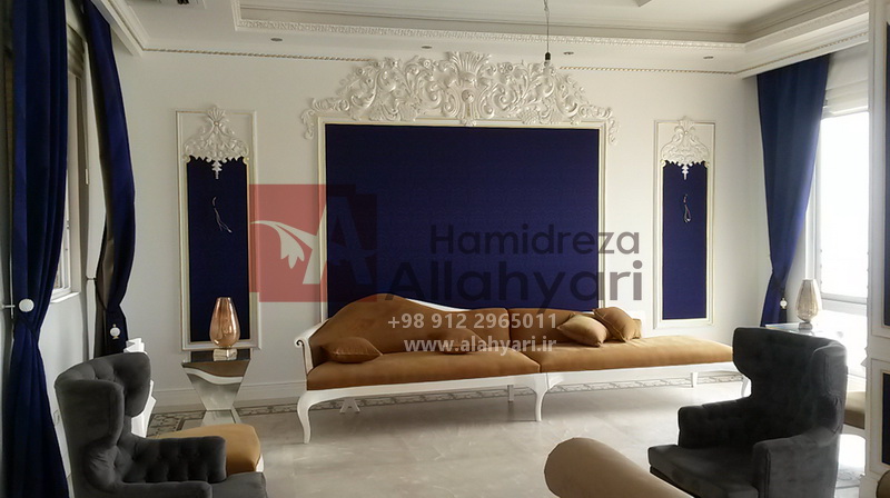 پروژه های لمسه و پارچه کوبی روی دیوار