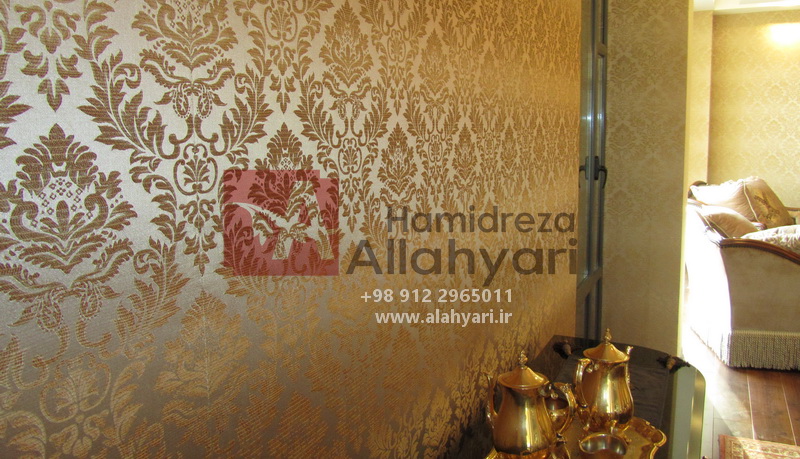 پوشش دیوار با پارچه