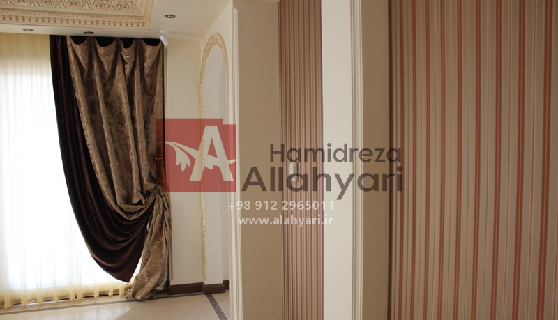 پوشش دیوار با پارچه