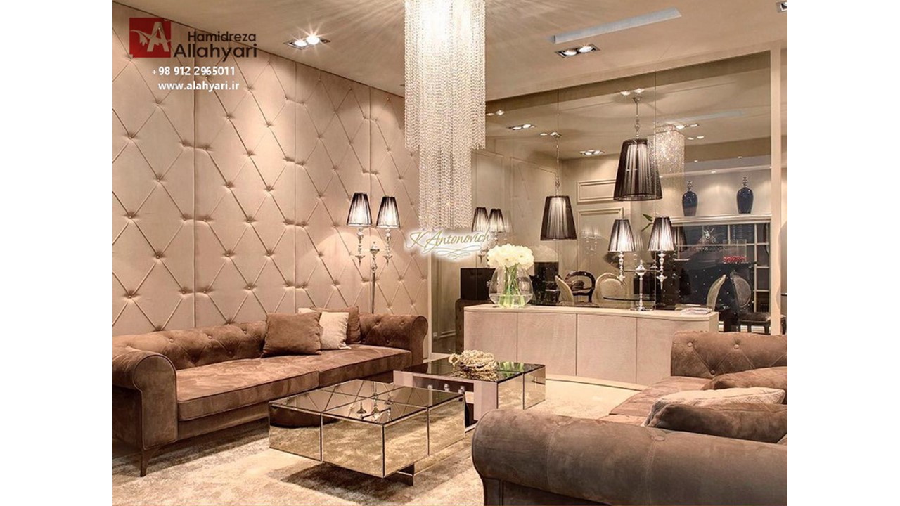 دیوارکوب پارچه ای - دیوارپوش پارچه ای