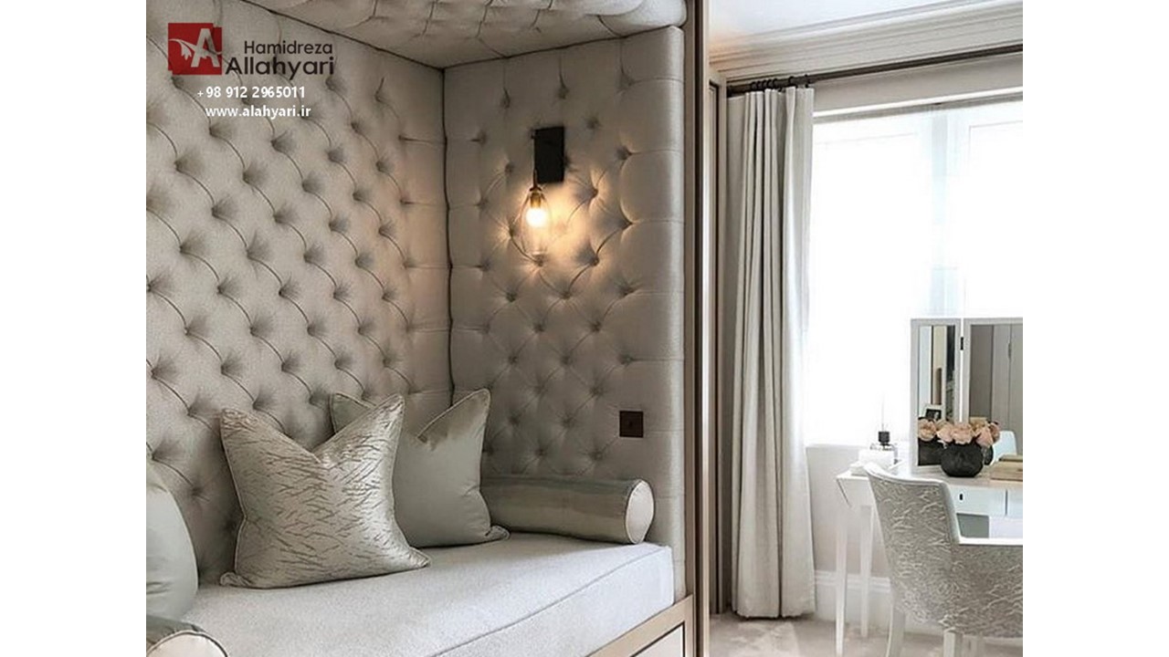 دیوارکوب پارچه ای - دیوارپوش پارچه ای